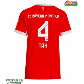 Bayern Munich Jonathan Tah #4 Hemmatröja Kvinnor 2025-26 Kortärmad